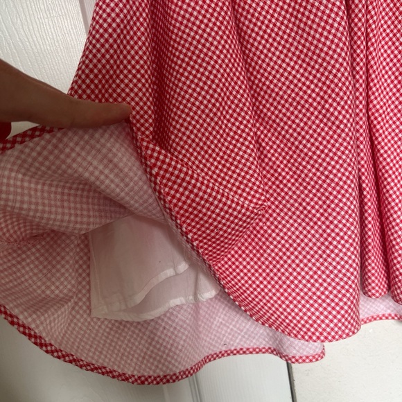SOLD ♥️ Draper James RSVP Red Gingham Bow Strap Tomato Girl - Picture 3 of 5
